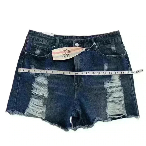 Calí 1850 High Rise Jean Shorts for Women Size 13 - Picture 3 of 9